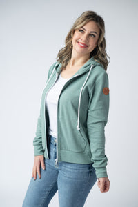Fullzip Hoodie in Sage