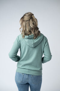 Fullzip Hoodie in Sage