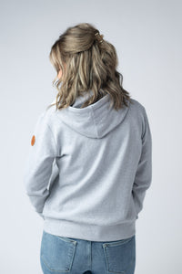 Fullzip Hoodie in Light Grey
