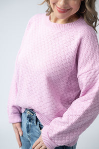 Gianna Pullover Sweater in Pink