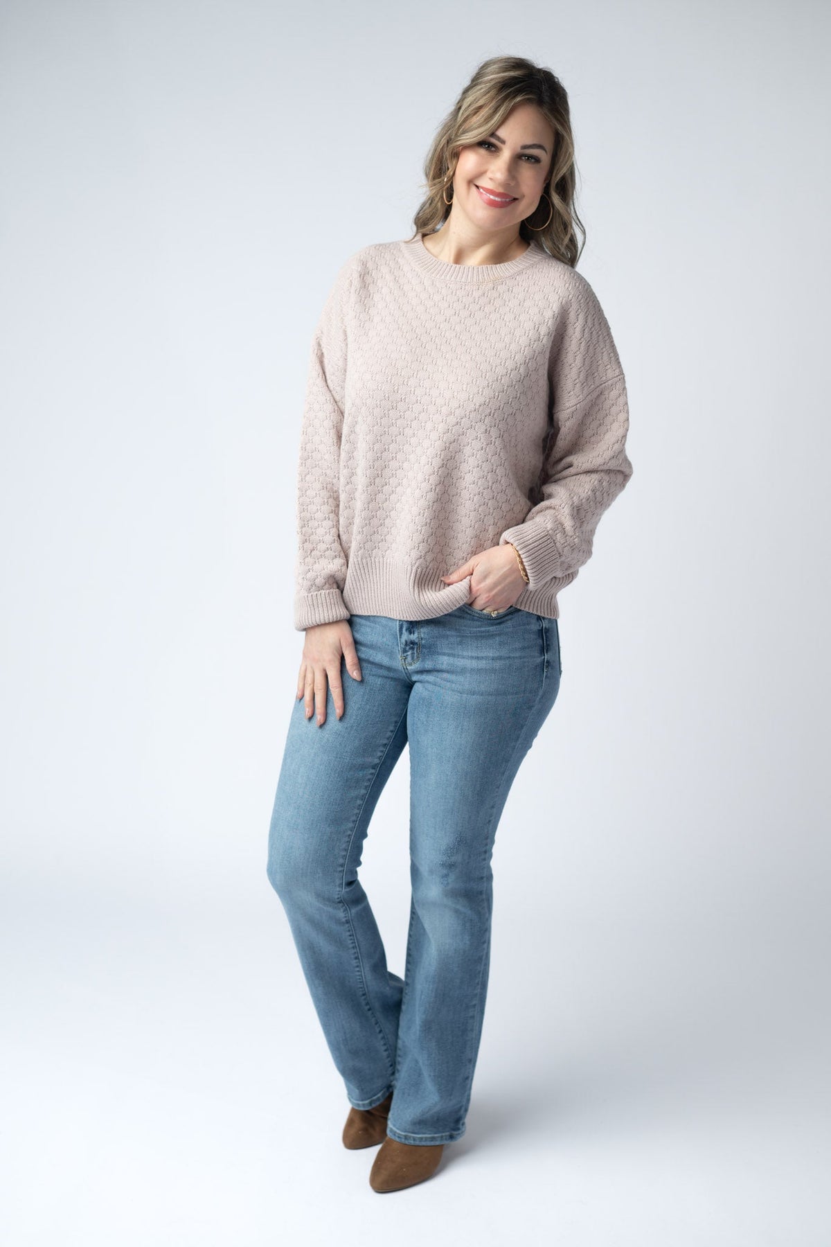 Gianna Pullover Sweater in Neutral