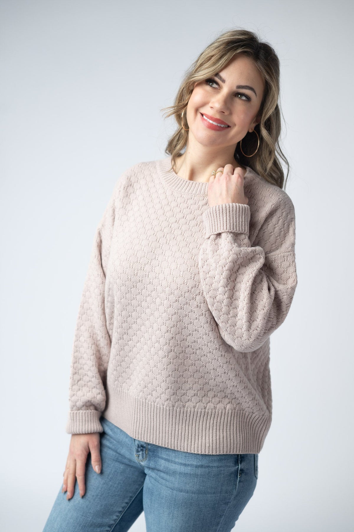 Gianna Pullover Sweater in Neutral