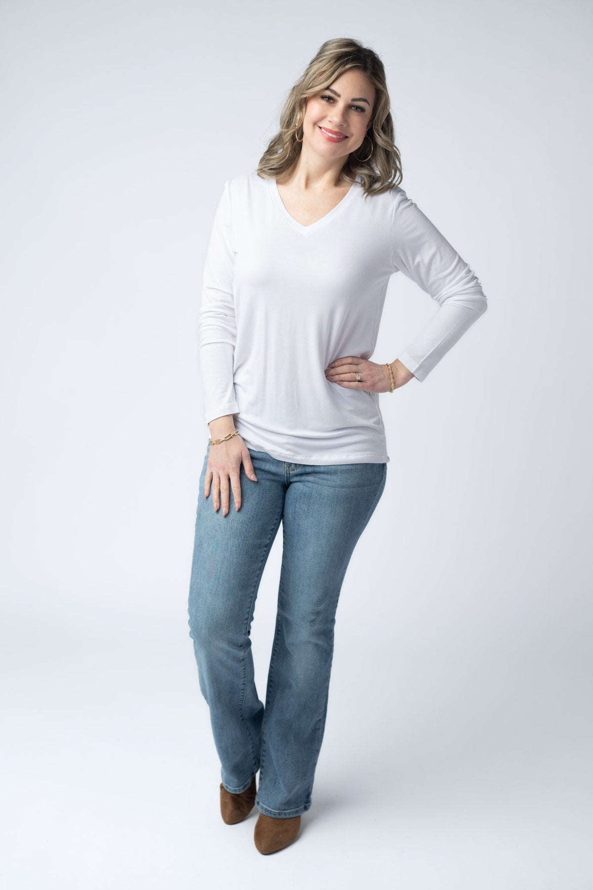 Larissa Long Sleeve in White