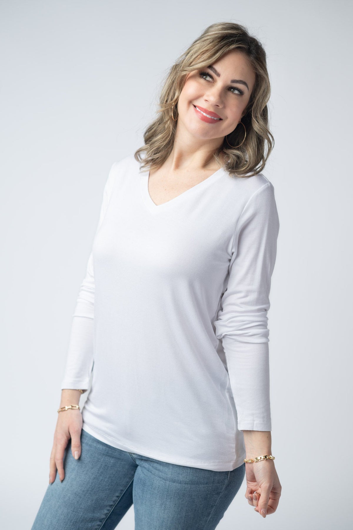 Larissa Long Sleeve in White