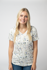 Sophie Top in Olive Meadow