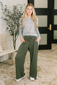 Down to the Basics Long Sleeve Top in Heathered Grey