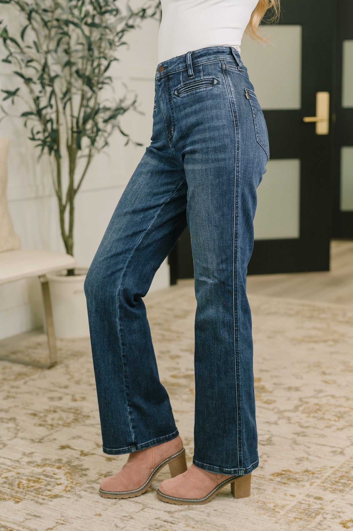 Judy Blue  High Waist Bootcut Jean with Welt Pockets