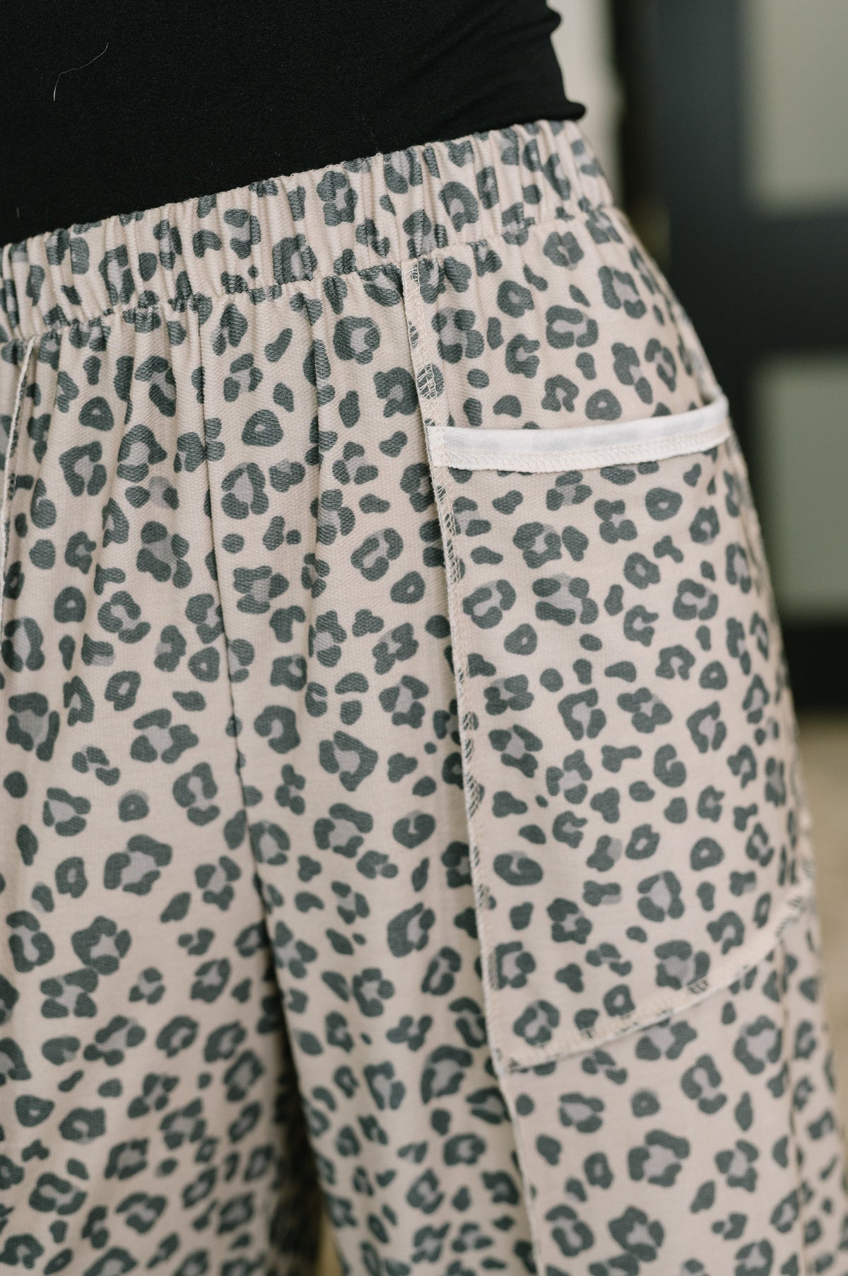Follow the Flow Wide Leg Leopard Print Bottoms
