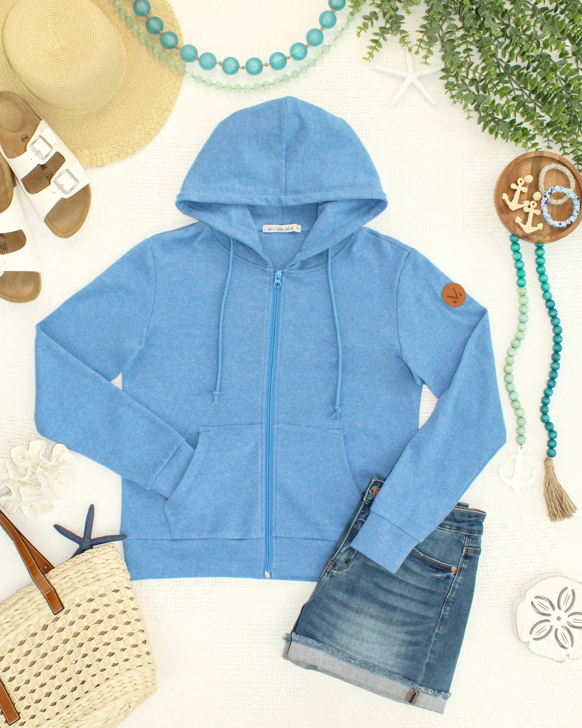 Fullzip Hoodie in Blue