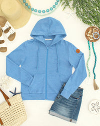 Fullzip Hoodie in Blue