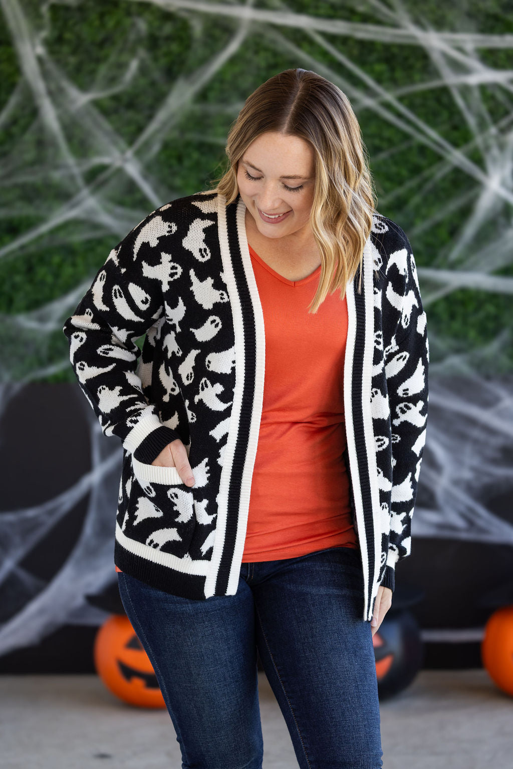 Ghostly Ghouls Cardigan