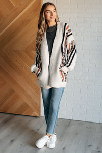 Holding On Aztec Print Cardigan