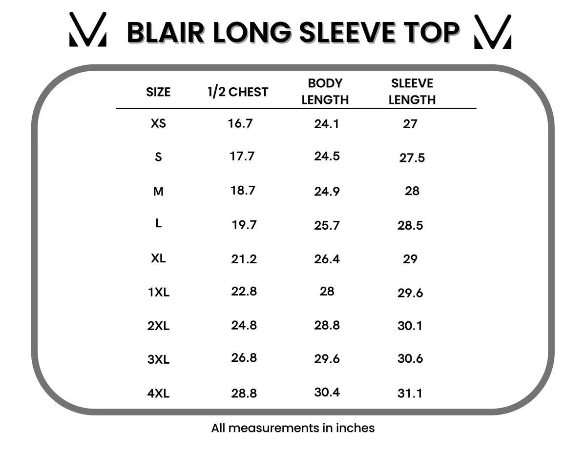 Blair Long Sleeve Top in Teal