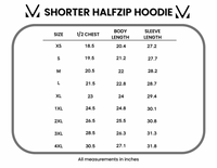 Shorter Halfzip Hoodie in Camo