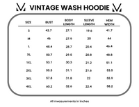 Vintage Wash Hoodie in Black
