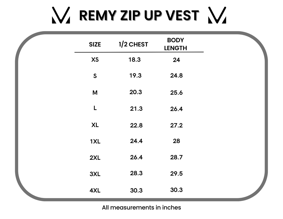 Remy Zip Up Vest in Chestnut