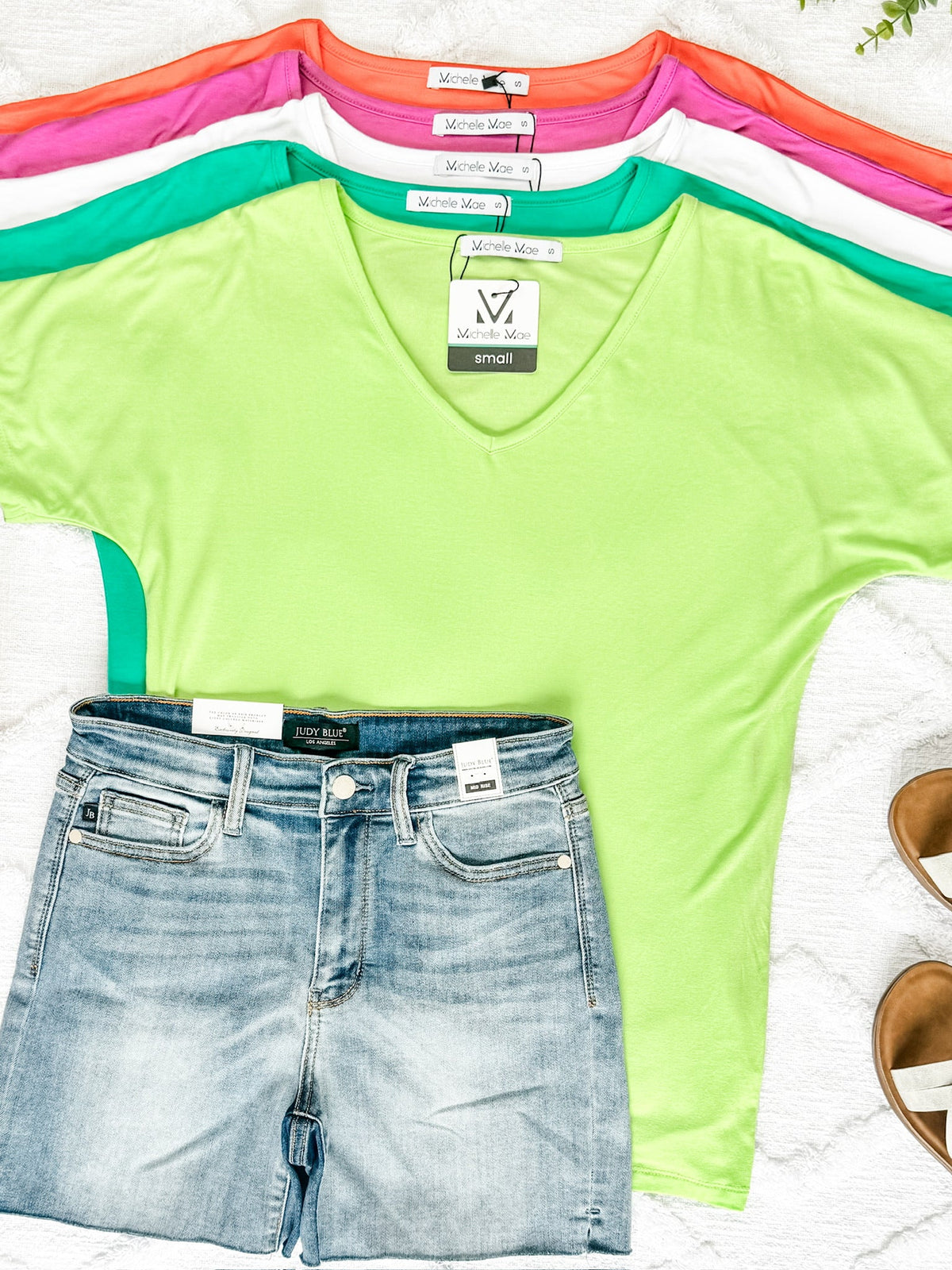 Chloe Cozy Tee in White