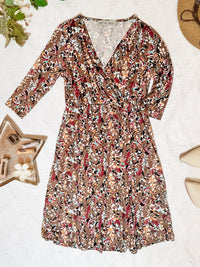 Taylor Dress in Mocha Floral