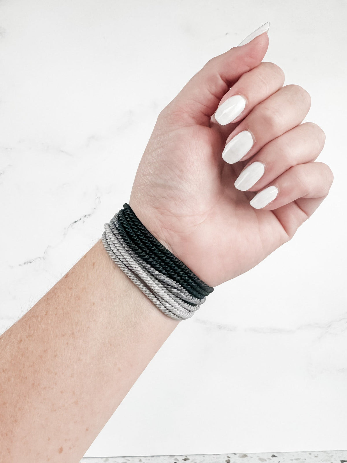 Black and Grey Hair Tie Sets