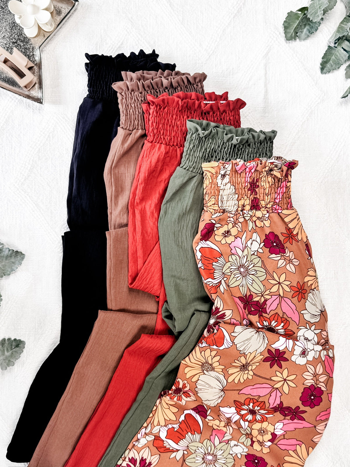 Presley Palazzo Pants in Brick
