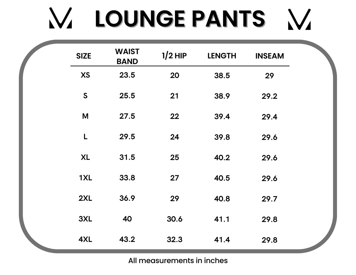 Lounge Pants in Midnight Bats