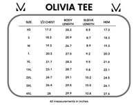 Olivia Tee in Multiple Colors