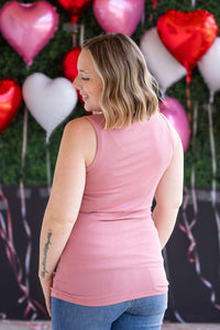 Ava Tank in Rose