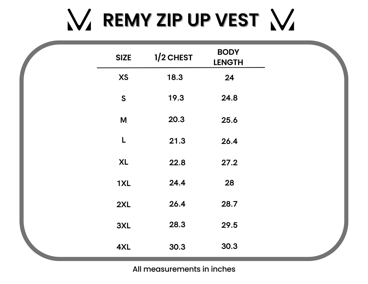 Remy Zip Up Vest in Dark Camo