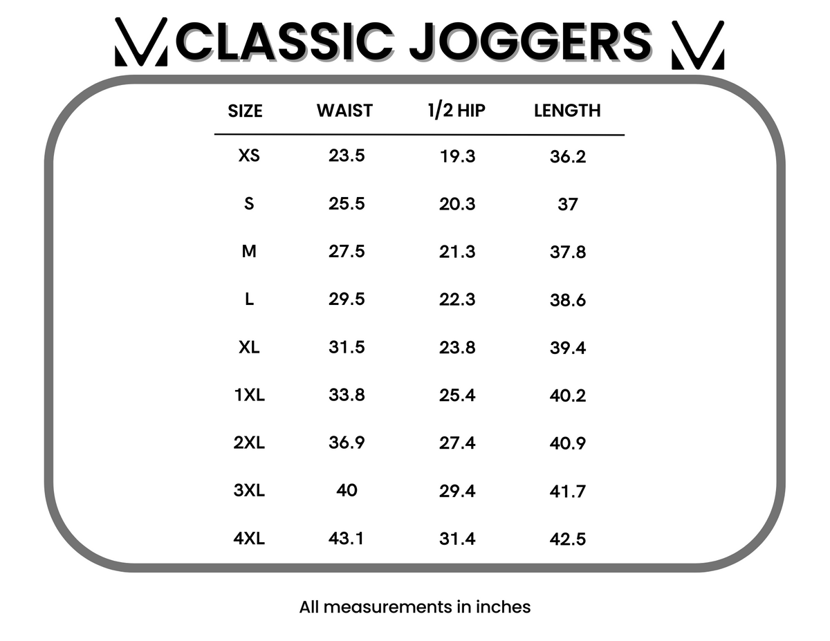 Classic Joggers in Candy Cane Lane