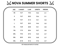Nova Summer Shorts in Tropical Leaf