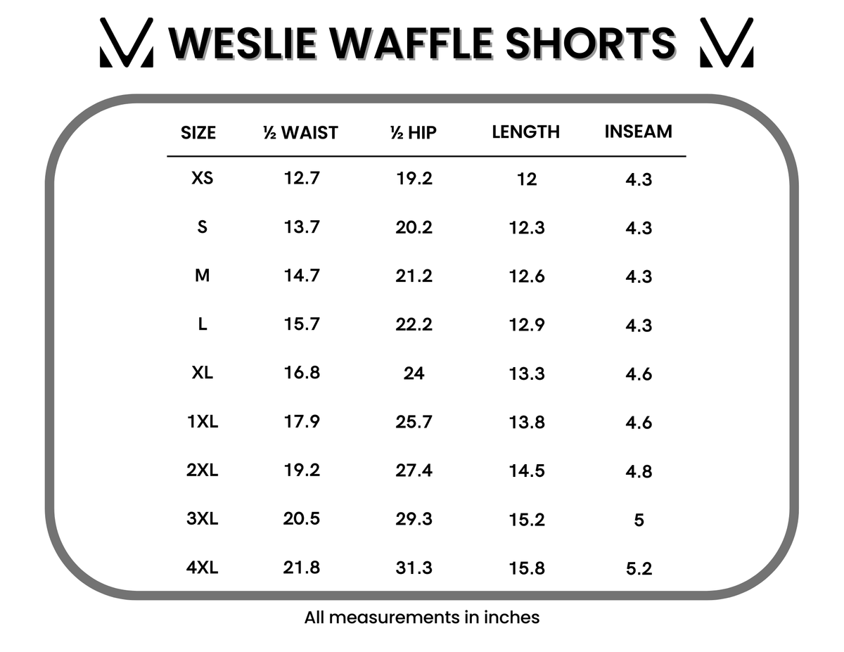 Weslie Waffle Shorts in Turquoise