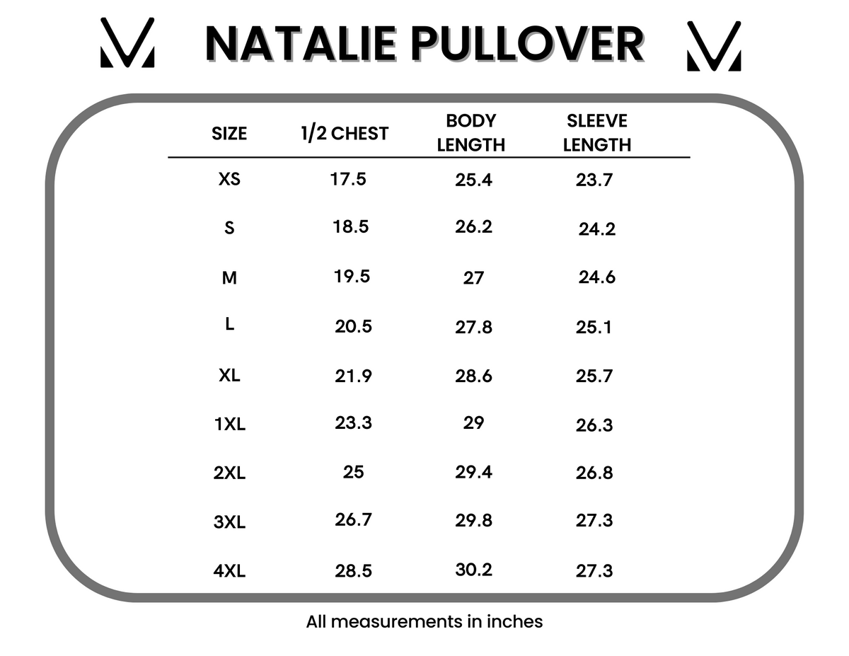 Natalie Pullover in Checkered Bats and Purple