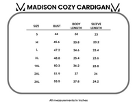 Madison Cozy Cardigan in Burgundy