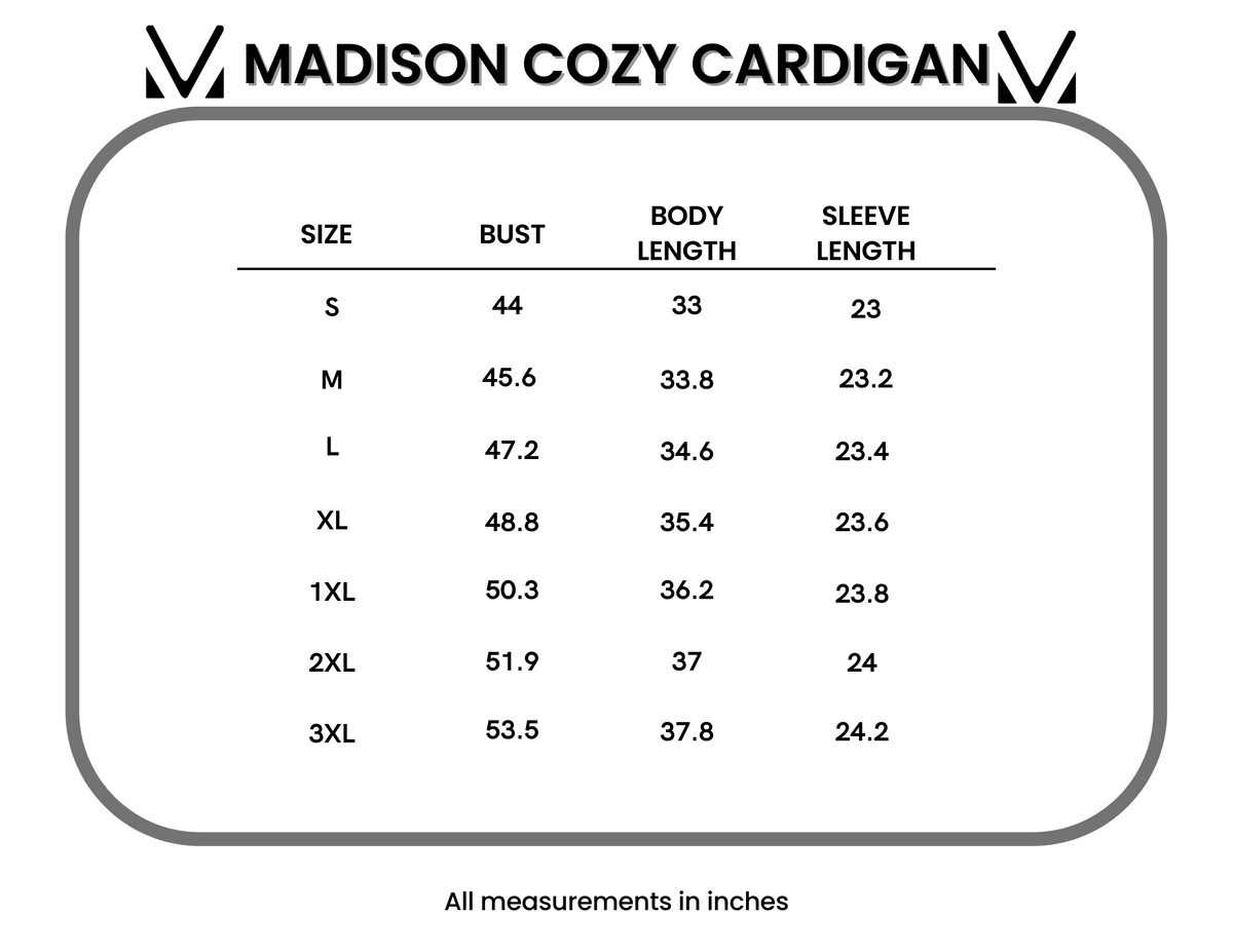 Madison Cozy Cardigan in Navy