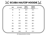 Scuba Half Zip Hoodie in Coral