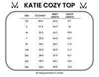 Katie Cozy Top in  Pink Bloom