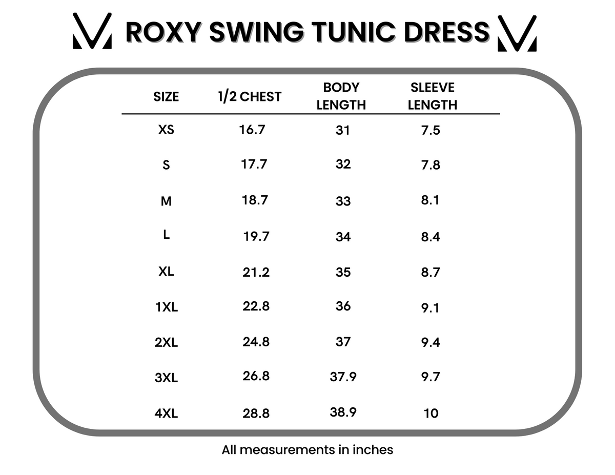 Roxy Swing Tunic Dress in Black