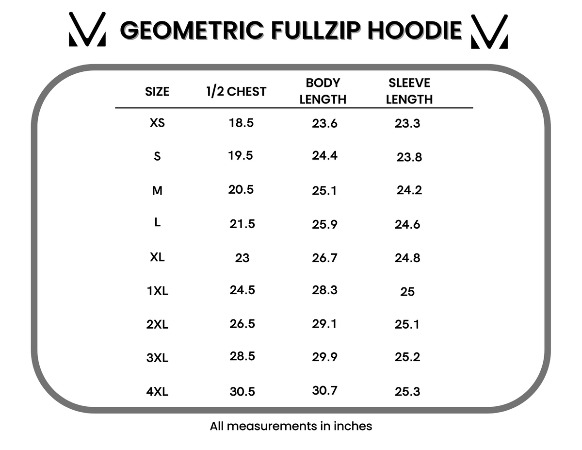 Geometric Fullzip Hoodie in Sage