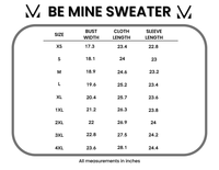Be Mine Sweater in Hot Pink