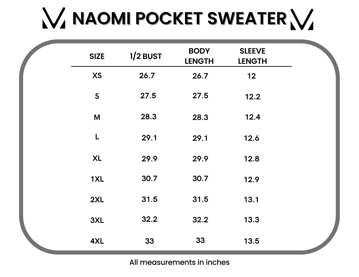 Naomi Pocket Sweater in Olive