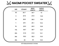 Naomi Pocket Sweater in Olive