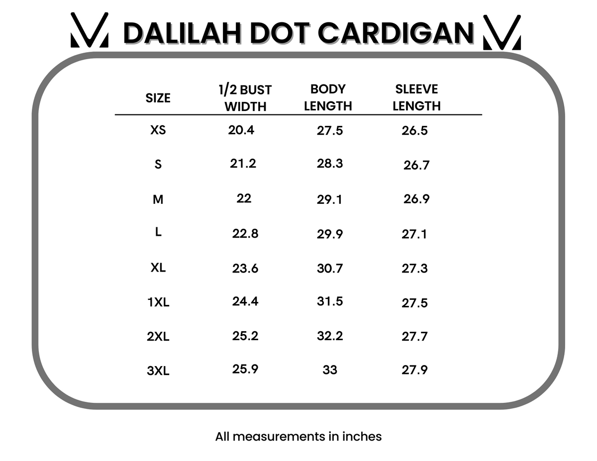 Dalilah Dot Cardigan in Tan
