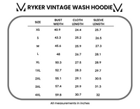Ryker Vintage Wash Hoodie in Teal