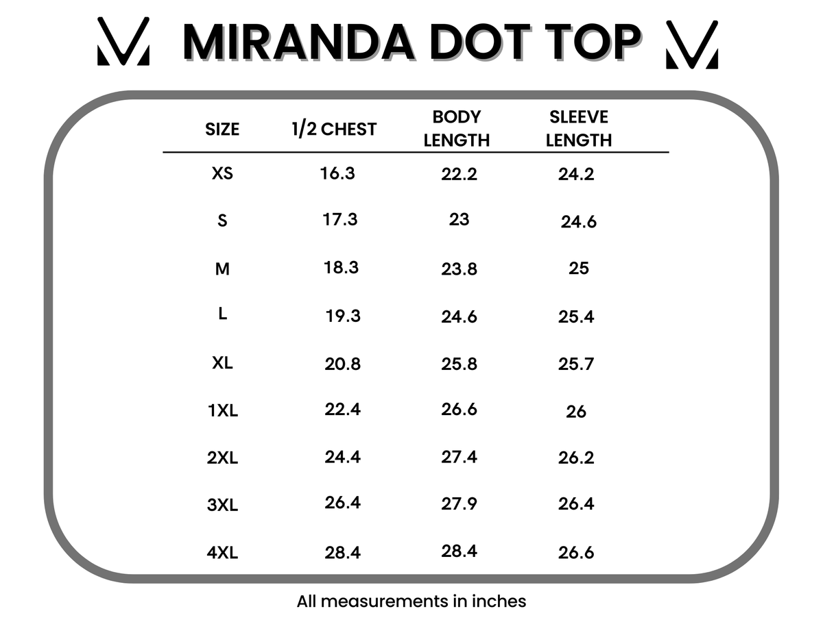 Miranda Dot Top in Brown