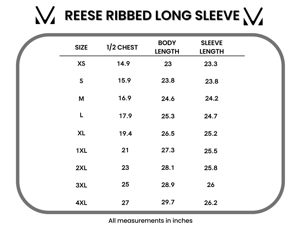 Reese Ribbed Long Sleeve Top in Brown