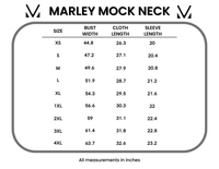 Marley Mock Neck Sweatshirt in Purple