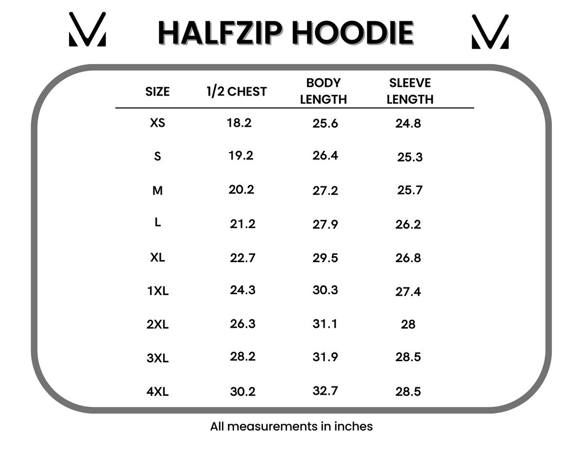 HalfZip Hoodie in Wildflower Meadow