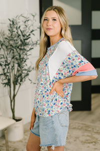 My Version Of Love Color Block Top