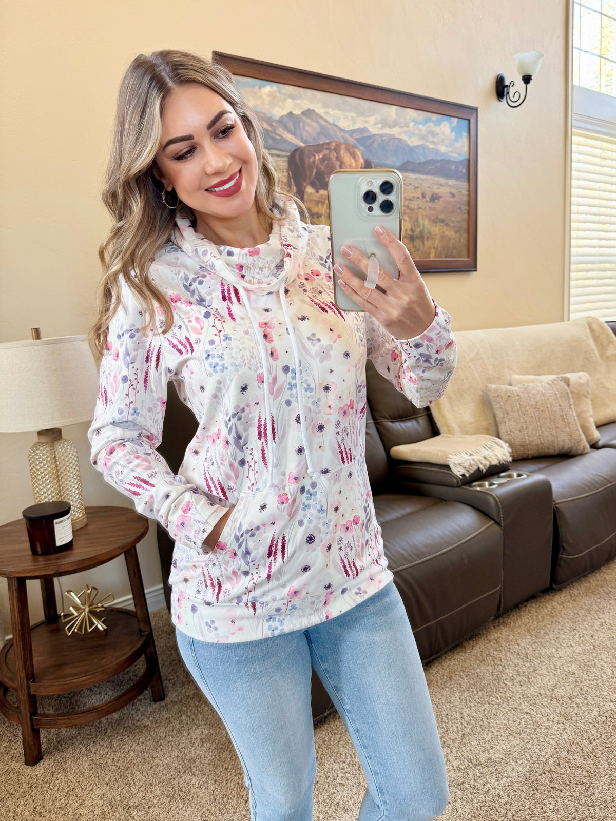 Soft Funnel Neck in Wildflower Gardens