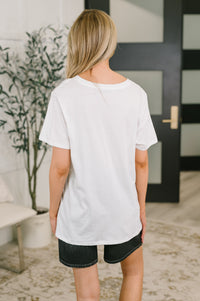Rest Assured Basic Relaxed Tee in White
